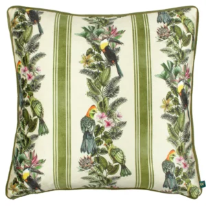 Leilani Chenille 43cm Cushion - Olive