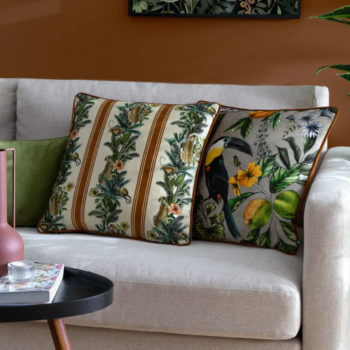 Leilani Chenille 43cm Cushion - Siena from