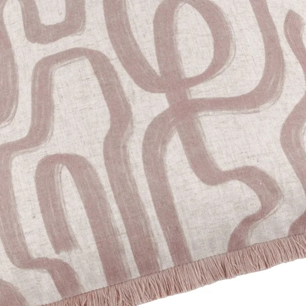 Lina Abstract 45cm Cushion - Soft Pink from