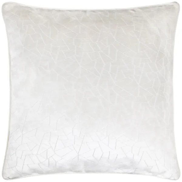 Malans Cut Velvet 45cm Cushion - Milk by Malans Cut Velvet 45cm Cushion - Milk from