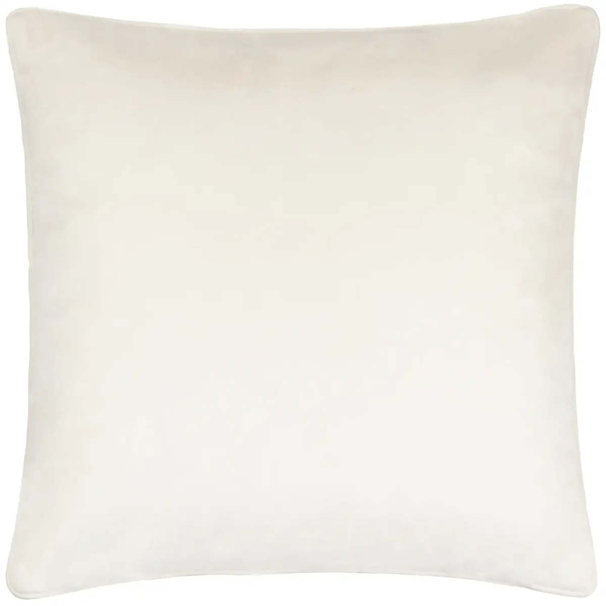 Malans Cut Velvet 45cm Cushion - Milk from
