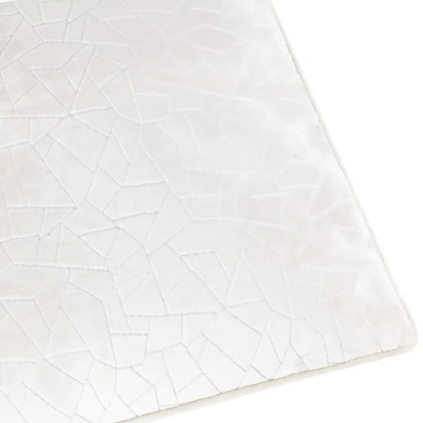 Malans Cut Velvet 45cm Cushion - Milk by Malans Cut Velvet 45cm Cushion - Milk from