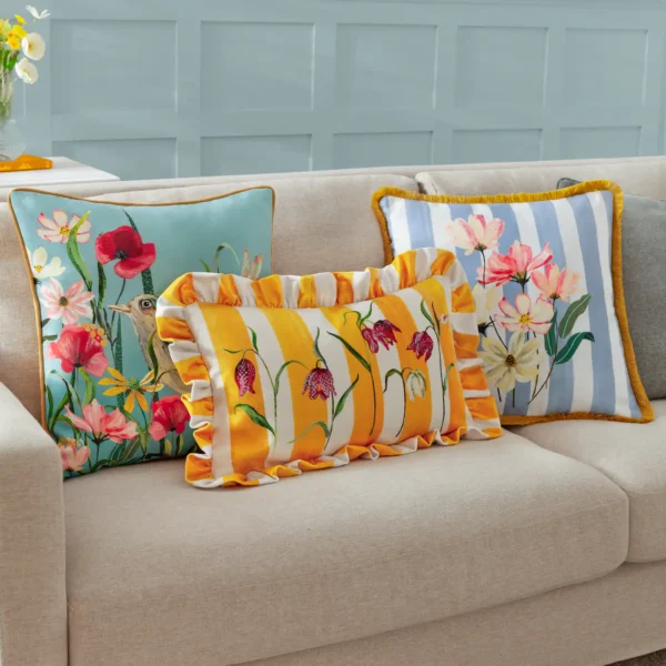 Marais Bird Meadow 45cm Cushion - Multi by Marais Bird Meadow 45cm Cushion - Multi from