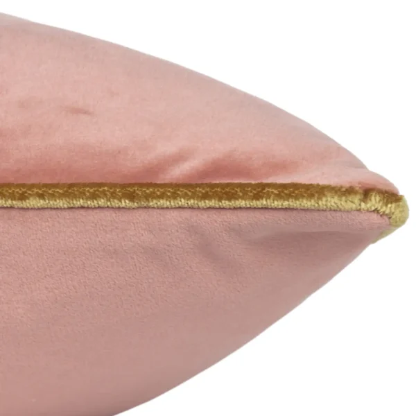Meridian 55Cm Cushion - Blush / Gold by Meridian 55Cm Cushion - Blush / Gold from