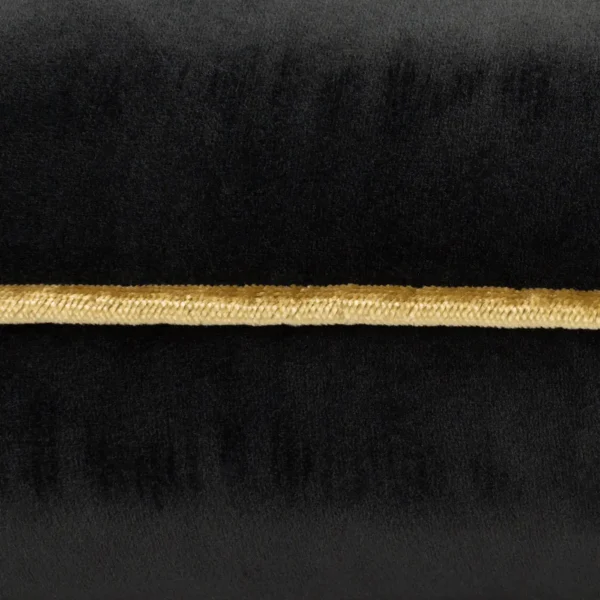Meridian 55Cm Cushion - Black / Gold by Meridian 55Cm Cushion - Black / Gold from