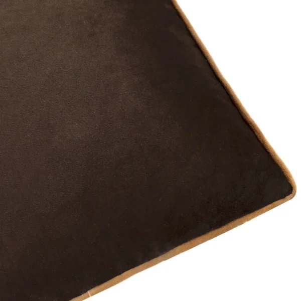 Meridian 55Cm Cushion - Chocolate / Caramel by Meridian 55Cm Cushion - Chocolate / Caramel from