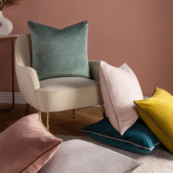 Meridian 55Cm Cushion - Dove / Charcoal by Meridian 55Cm Cushion - Dove / Charcoal from