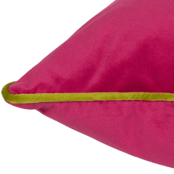 Meridian 55Cm Cushion - Hot Pink / Lime by Meridian 55Cm Cushion - Hot Pink / Lime from