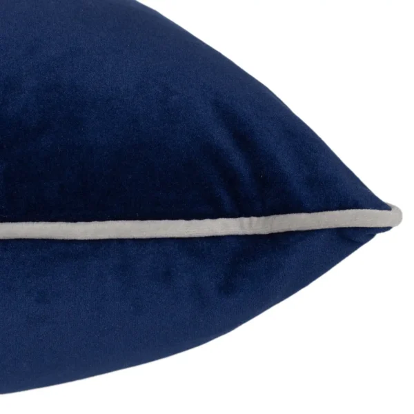 Meridian 55Cm Cushion - Navy / Silver from