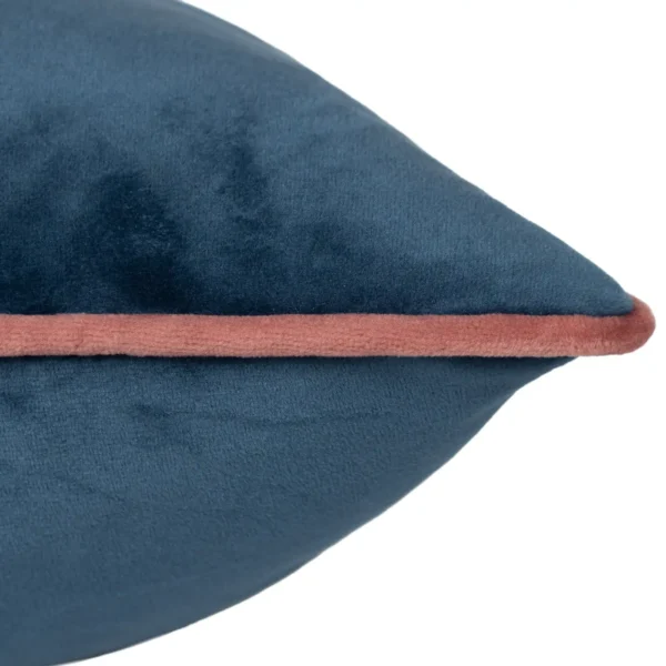 Meridian 55Cm Cushion - Petrol / Blush by Meridian 55Cm Cushion - Petrol / Blush from