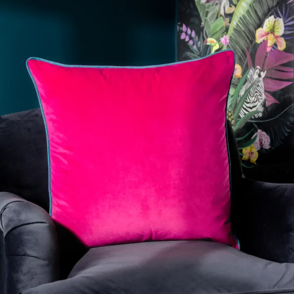 Meridian 55Cm Cushion - Raspberry / Teal from