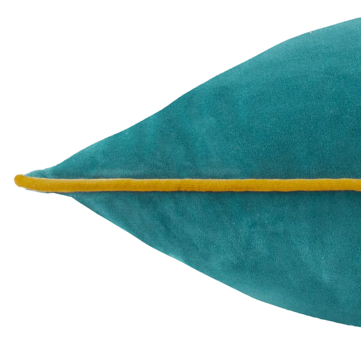 Meridian 55Cm Cushion - Teal / Ochre by Meridian 55Cm Cushion - Teal / Ochre from