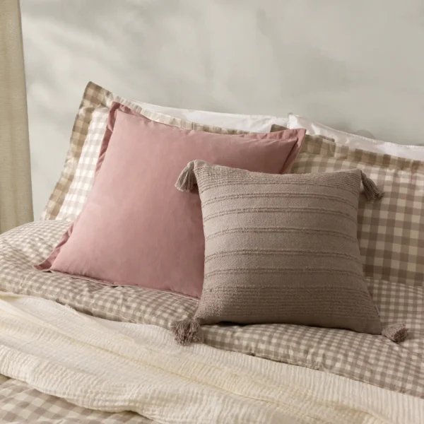 Merton Velvet 55cm Cushion - Dusty Rose by Merton Velvet 55cm Cushion - Dusty Rose from