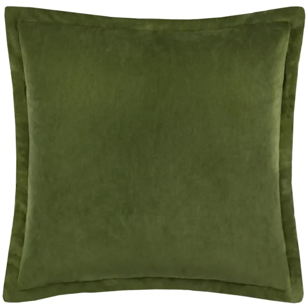 Merton Velvet 55cm Cushion - Olive Oil by Merton Velvet 55cm Cushion - Olive Oil from