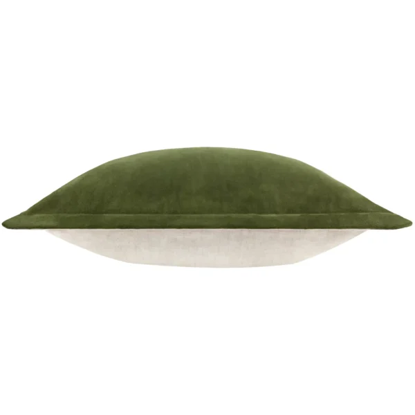 Merton Velvet 55cm Cushion - Olive Oil by Merton Velvet 55cm Cushion - Olive Oil from