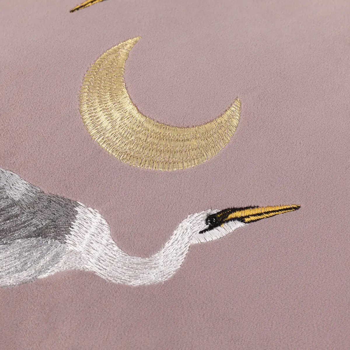 Moonlit Flight Velvet 45cm Cushion - Dusty Pink by Moonlit Flight Velvet 45cm Cushion - Dusty Pink from
