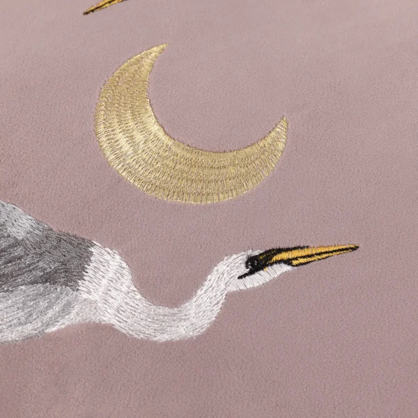 Moonlit Flight Velvet 45cm Cushion - Dusty Pink by Moonlit Flight Velvet 45cm Cushion - Dusty Pink from