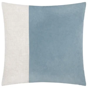 Morden Velvet 50cm Cushion - Dusty Blue