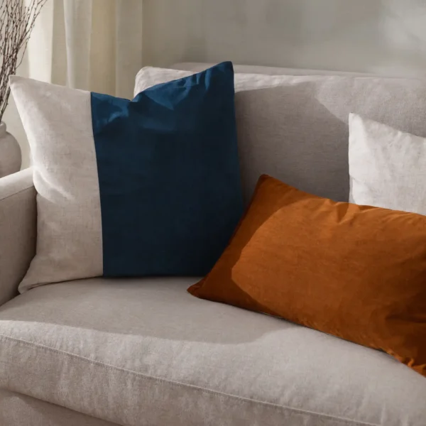 Morden Velvet 50cm Cushion - Indigo by Morden Velvet 50cm Cushion - Indigo from
