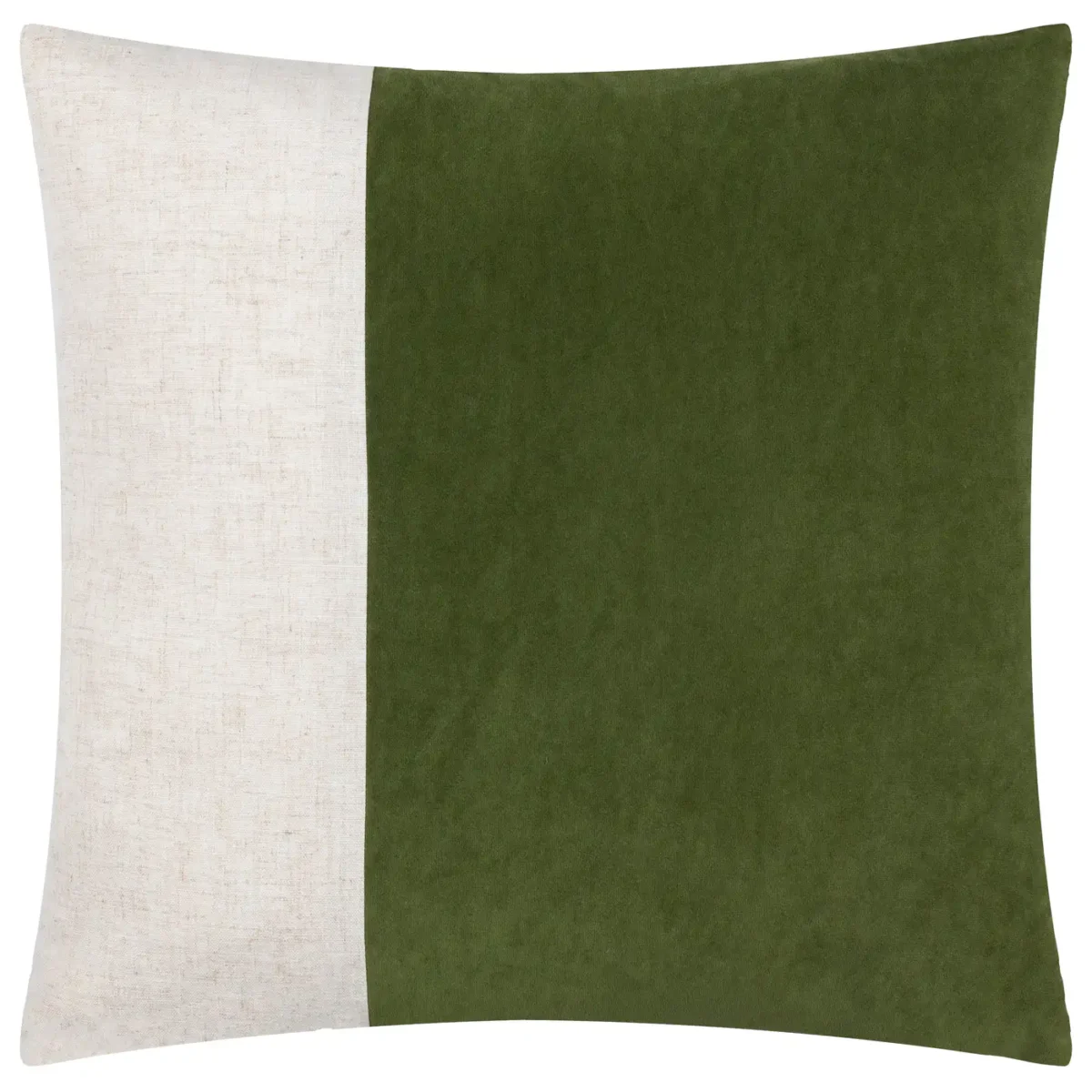 Morden Velvet 50cm Cushion - Olive Oil from