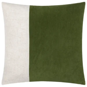 Morden Velvet 50cm Cushion - Olive Oil