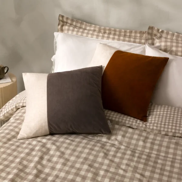 Morden Velvet 50cm Cushion - Pecan by Morden Velvet 50cm Cushion - Pecan from