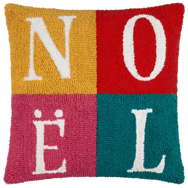 Noel Loop 45cm Cushion - Multi by Noel Loop 45cm Cushion - Multi from