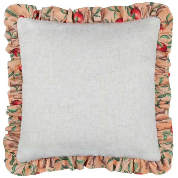 Okara Elephant 50Cm Cushion - Peach / Linen from