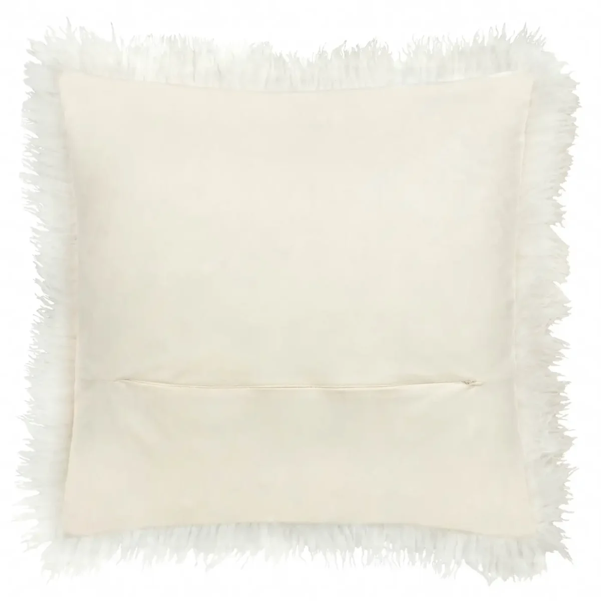 Rowan Faux Fur 50cm Cushion - Ecru by Rowan Faux Fur 50cm Cushion - Ecru from