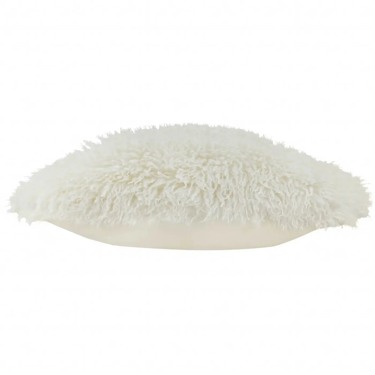 Rowan Faux Fur 50cm Cushion - Ecru by Rowan Faux Fur 50cm Cushion - Ecru from