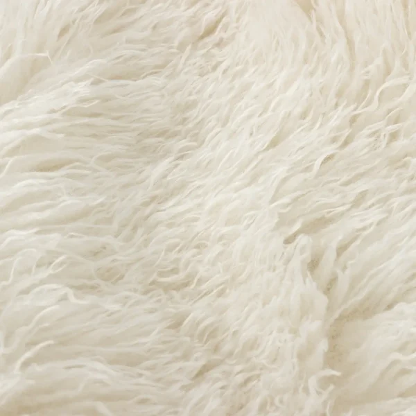 Rowan Faux Fur 50cm Cushion - Ecru from