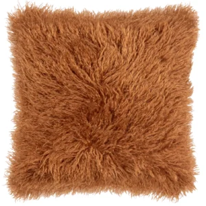 Rowan Faux Fur 50cm Cushion - Ginger