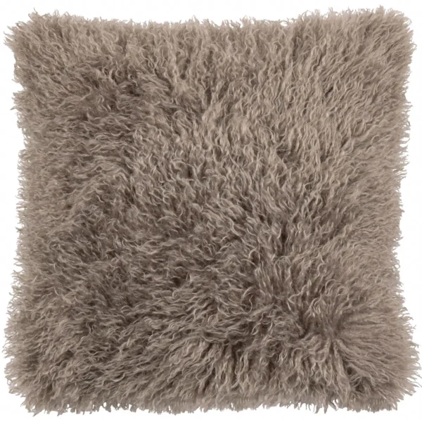 Rowan Faux Fur 50cm Cushion - Mocha by Rowan Faux Fur 50cm Cushion - Mocha from