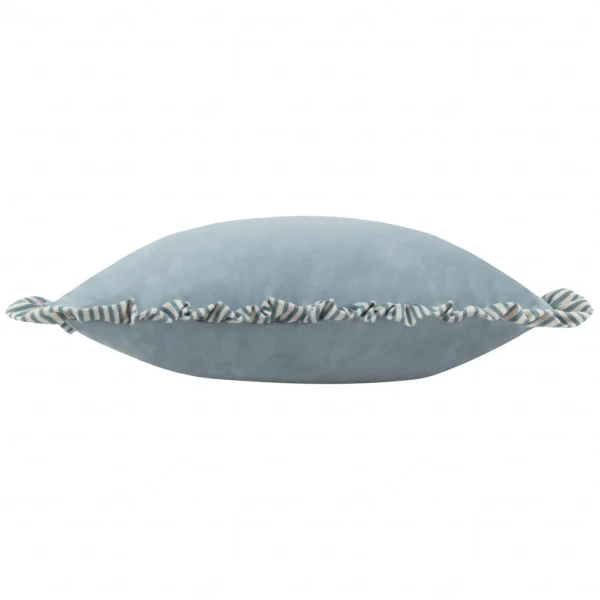 Solene Ruffle 45cm Cushion - Blue from