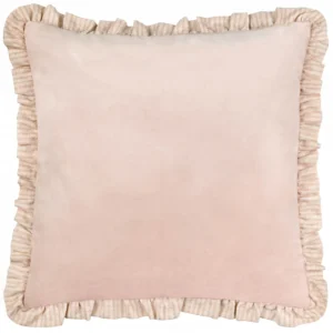 Solene Ruffle 45cm Cushion - Pink