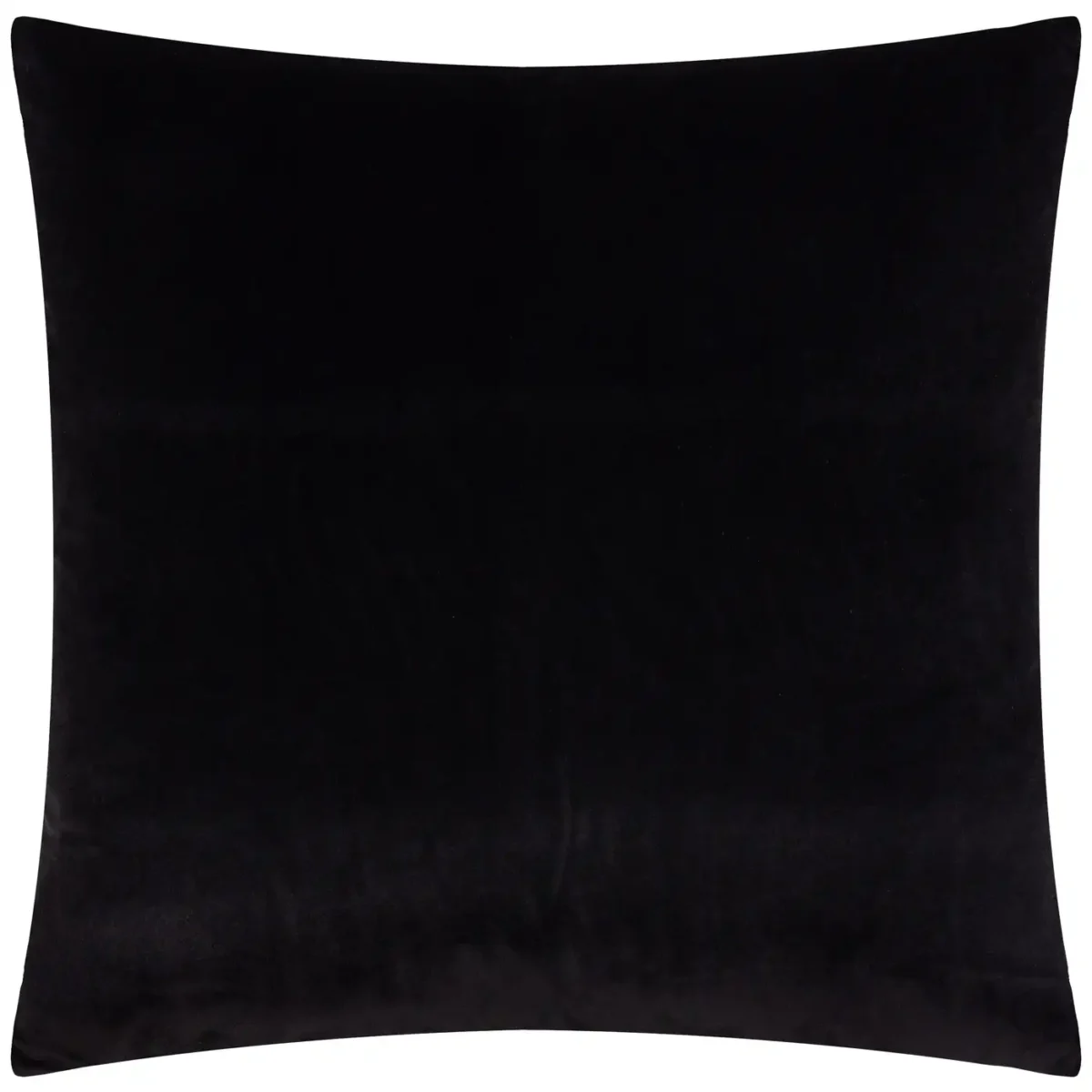 Savoy Stripe Velvet 50cm Cushion - Black by Savoy Stripe Velvet 50cm Cushion - Black from