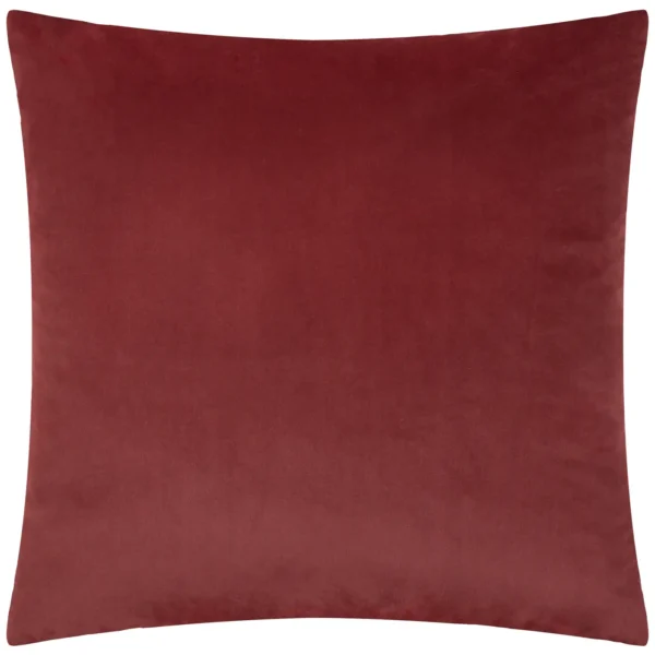 Savoy Stripe Velvet 50cm Cushion - Burgundy by Savoy Stripe Velvet 50cm Cushion - Burgundy from