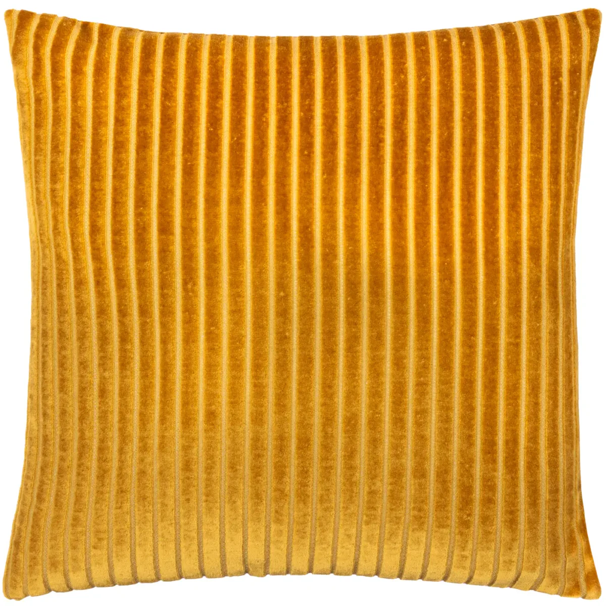 Savoy Stripe Velvet 50cm Cushion - Gold by Savoy Stripe Velvet 50cm Cushion - Gold from