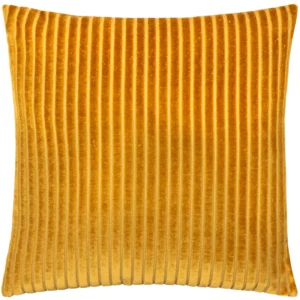 Savoy Stripe Velvet 50cm Cushion - Gold