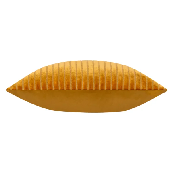 Savoy Stripe Velvet 50cm Cushion - Gold from
