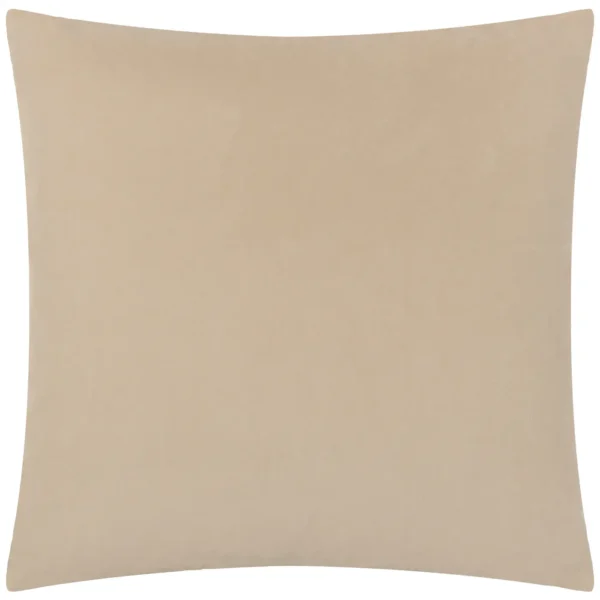 Savoy Stripe Velvet 50cm Cushion - Mink by Savoy Stripe Velvet 50cm Cushion - Mink from