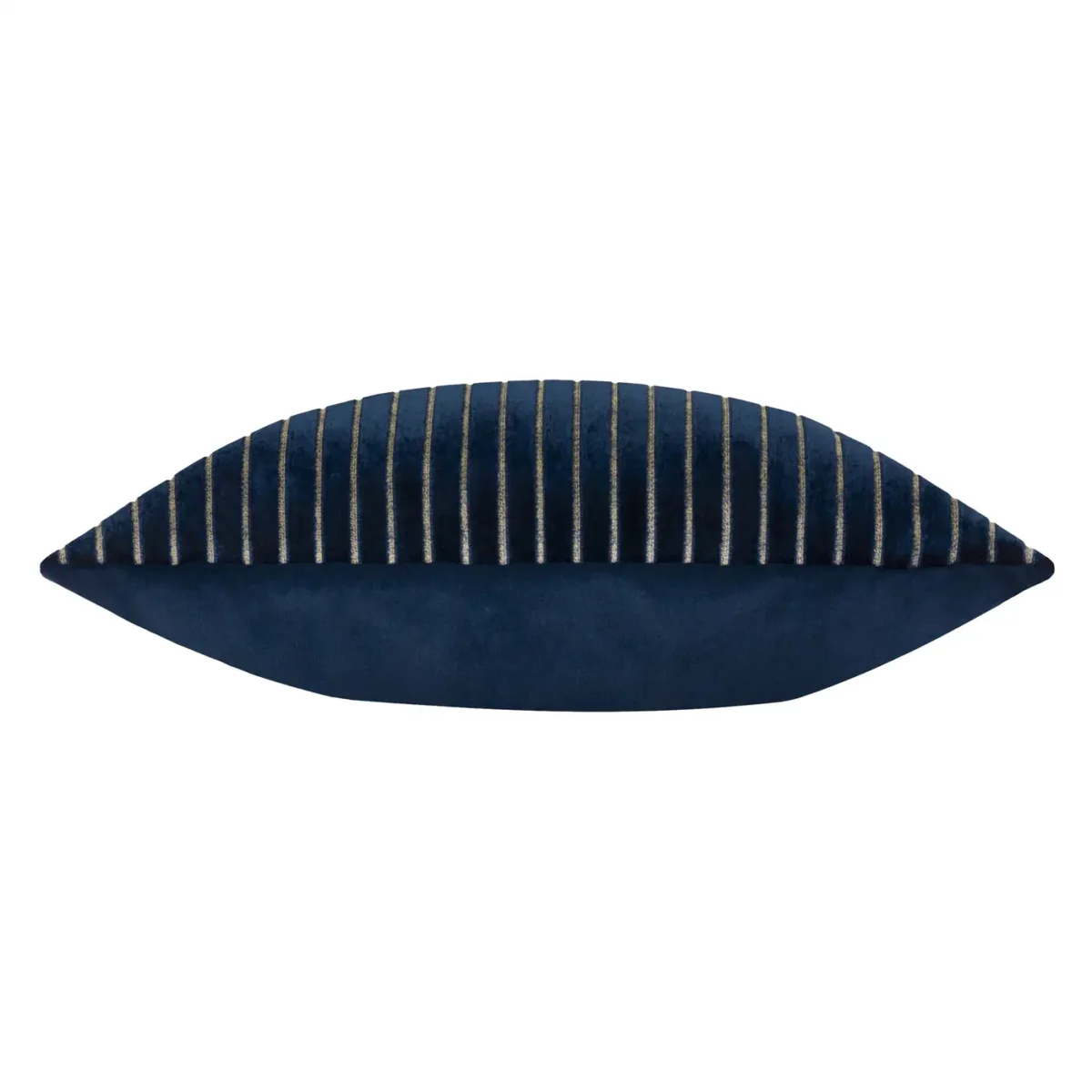 Savoy Stripe Velvet 50cm Cushion - Navy by Savoy Stripe Velvet 50cm Cushion - Navy from