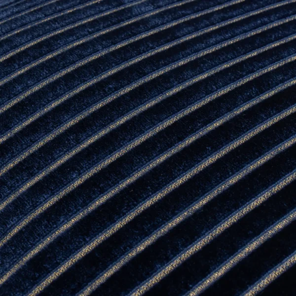 Savoy Stripe Velvet 50cm Cushion - Navy by Savoy Stripe Velvet 50cm Cushion - Navy from