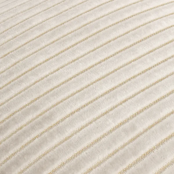 Savoy Stripe Velvet 50cm Cushion - Oyster by Savoy Stripe Velvet 50cm Cushion - Oyster from