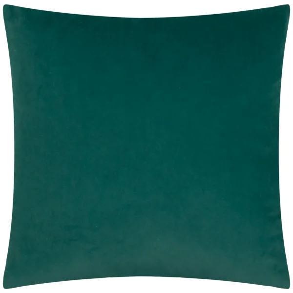 Savoy Stripe Velvet 50cm Cushion - Teal from