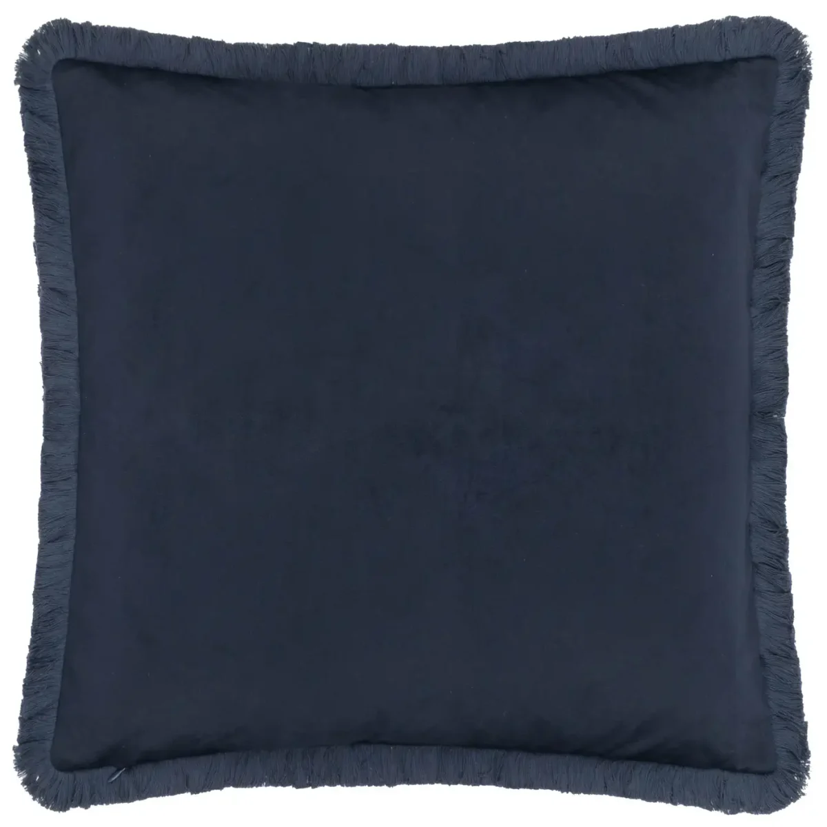 Strawberry Thief Embroidery Velvet 50cm Cushion - Indigo from