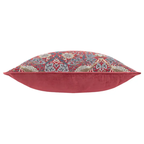 Strawberry Thief Jacquard 55cm Cushion - Berry by Strawberry Thief Jacquard 55cm Cushion - Berry from