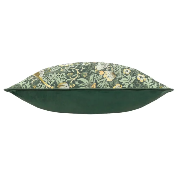 Strawberry Thief Jacquard 55cm Cushion - Forest from