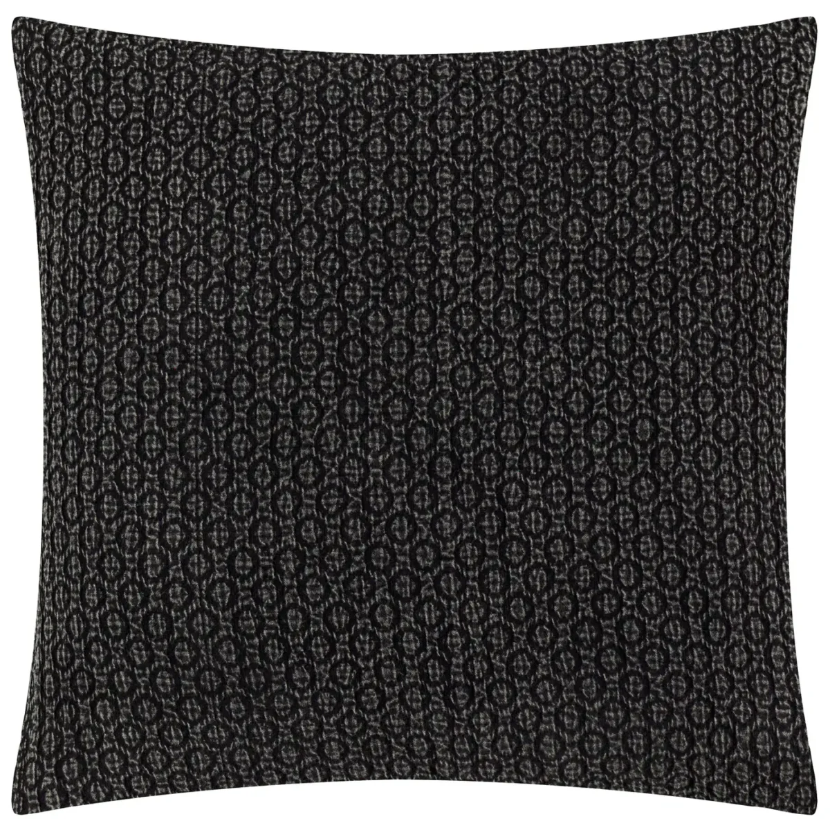 Tryfan Textured 50cm Cushion - Black by Tryfan Textured 50cm Cushion - Black from