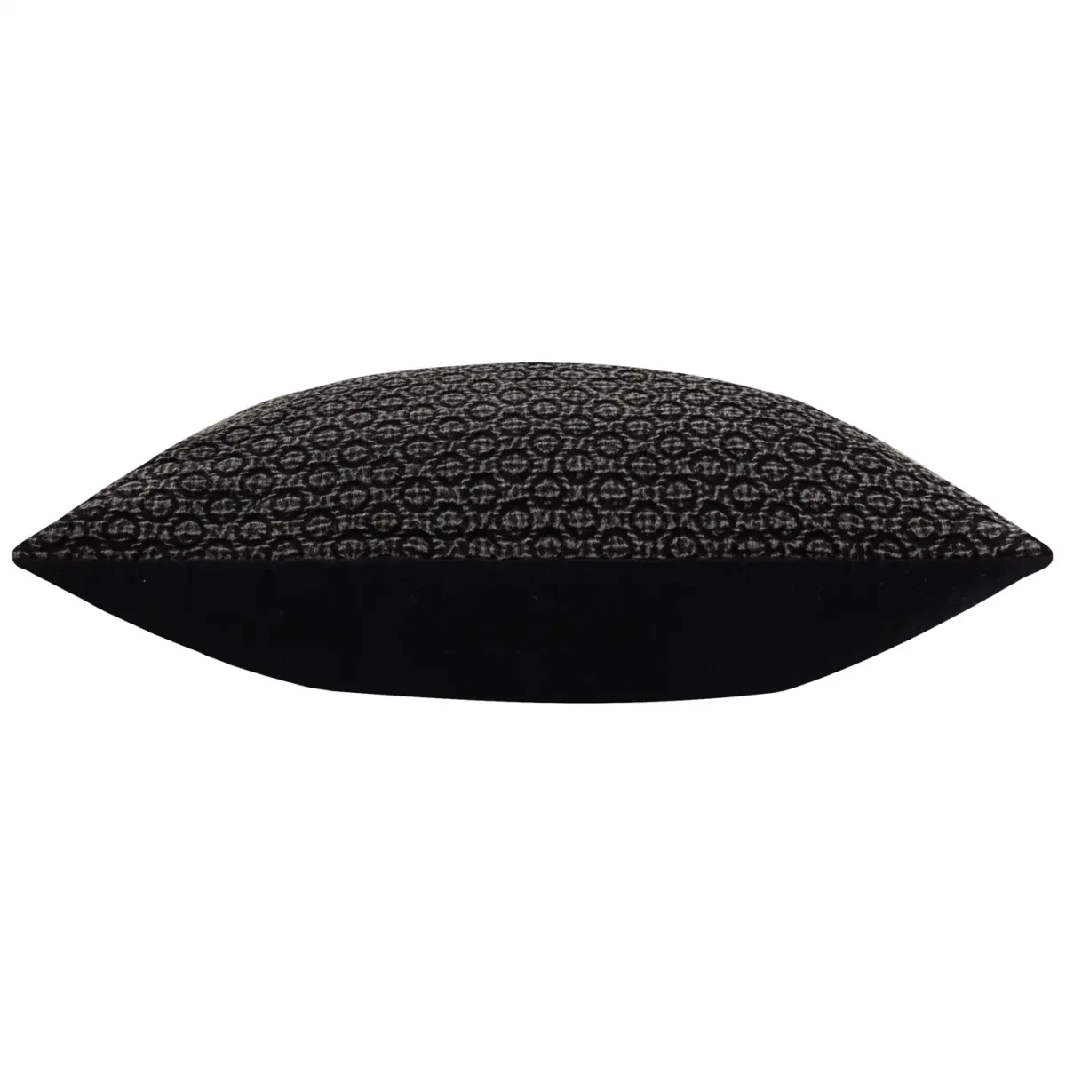 Tryfan Textured 50cm Cushion - Black by Tryfan Textured 50cm Cushion - Black from